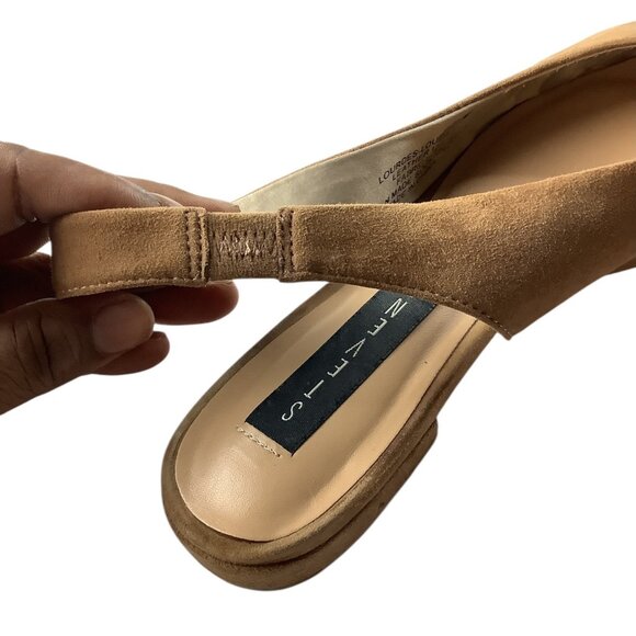 Steven By Steve Madden Womens Tan Suede Slingback Pointed Toe Flats Size 8.5 M - Picture 10 of 16